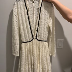 Maje Paris White Dress